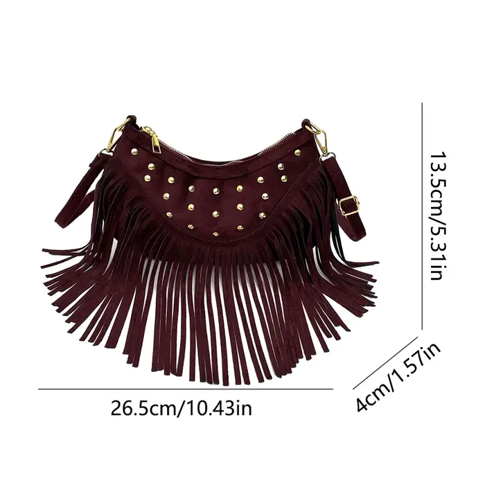 Sac à bandoulière demi-lune de styliste pour femmes