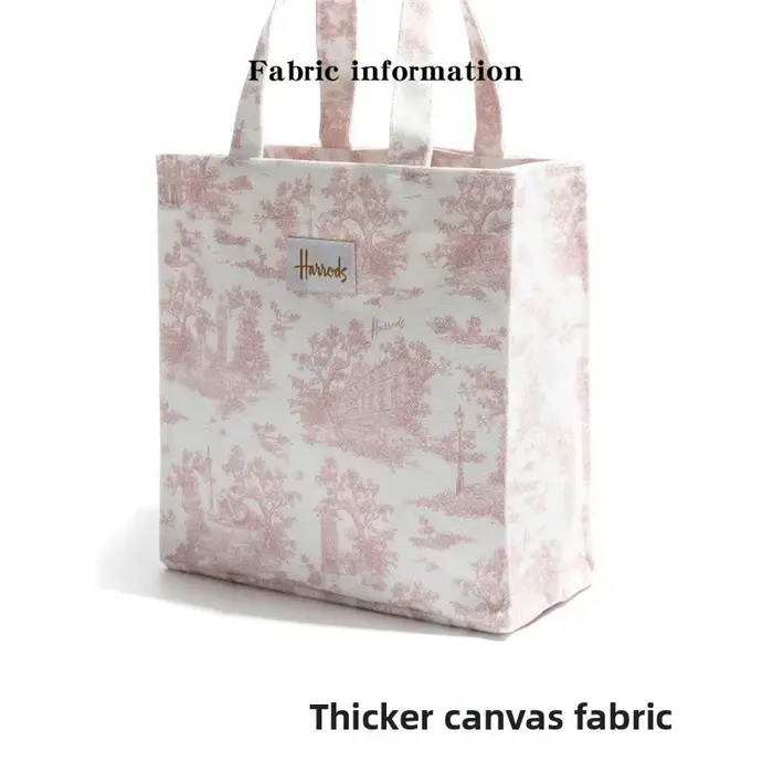 Sac fourre-tout en toile de grande capacité
