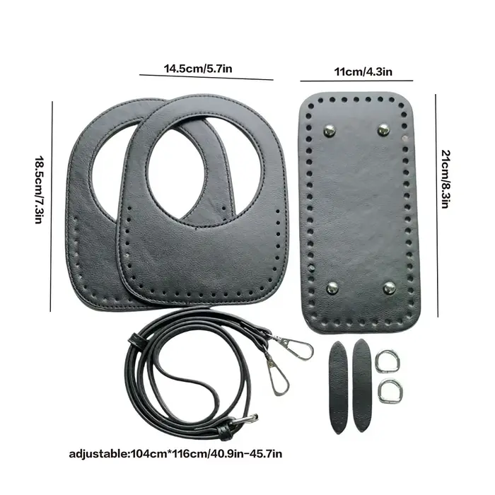 Sac de plage accessoires faits à la main sac à dos créatif bricolage portefeuille matériau Pu poignée bandoulière
