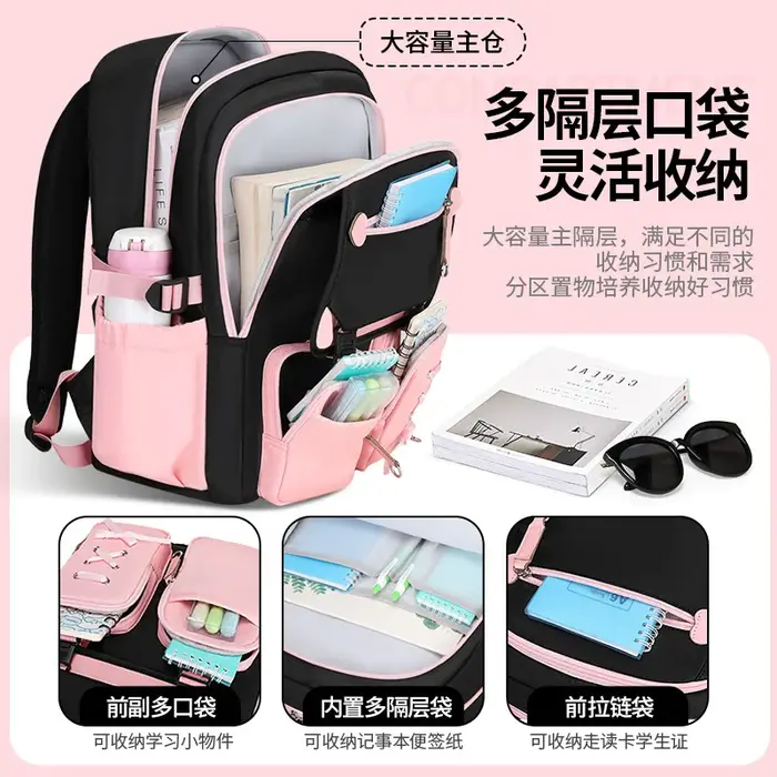 Sac à dos scolaire tendance pour filles