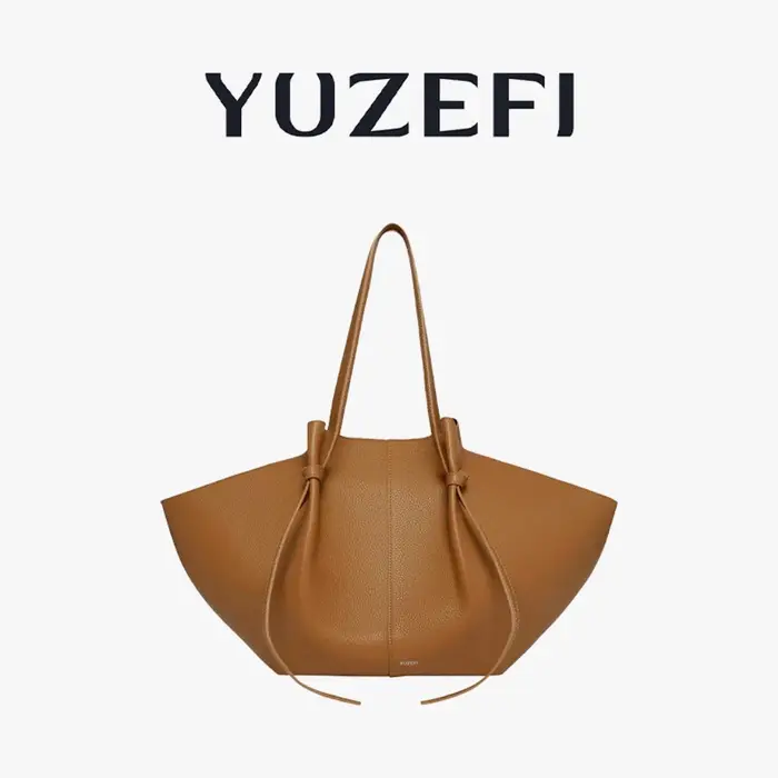 Yuzefi femmes sac à bandoulière couleur unie en cuir léger Design de luxe de haute qualité grande capacité