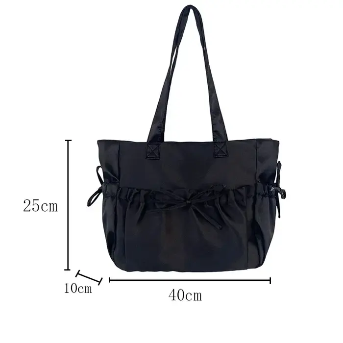 Sac à bandoulière en Nylon plissé pour femmes