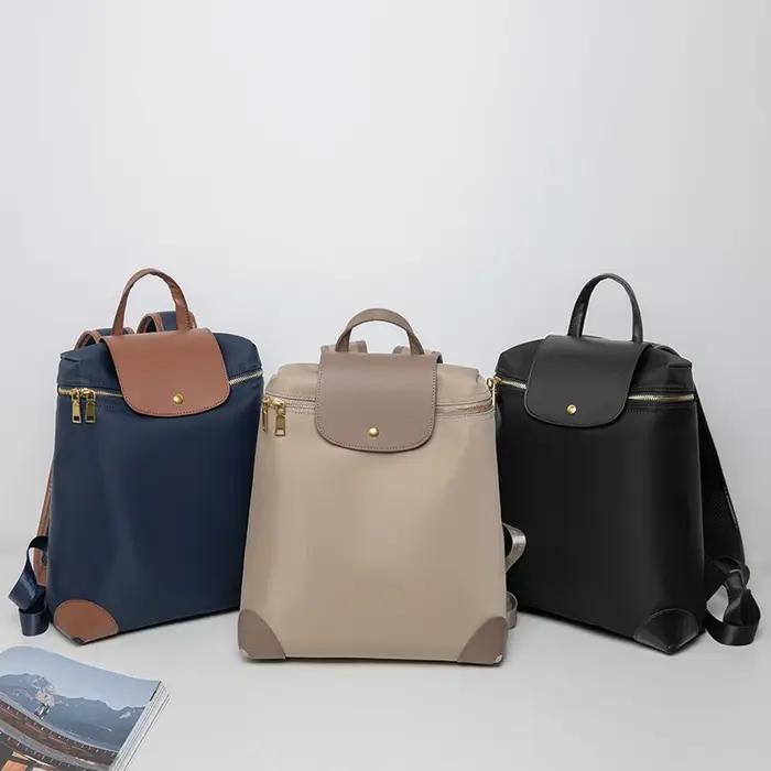 "Sac à dos élégant de grande capacité pour femmes | Durable et résistant aux taches | Pliable léger | Sac à dos de
