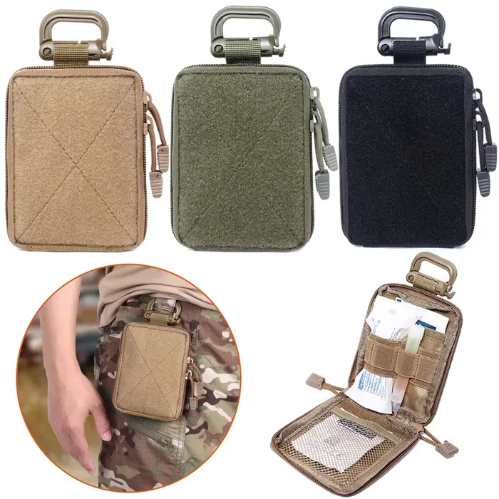 Pochette tactique EDC, pochette de rangement médicale