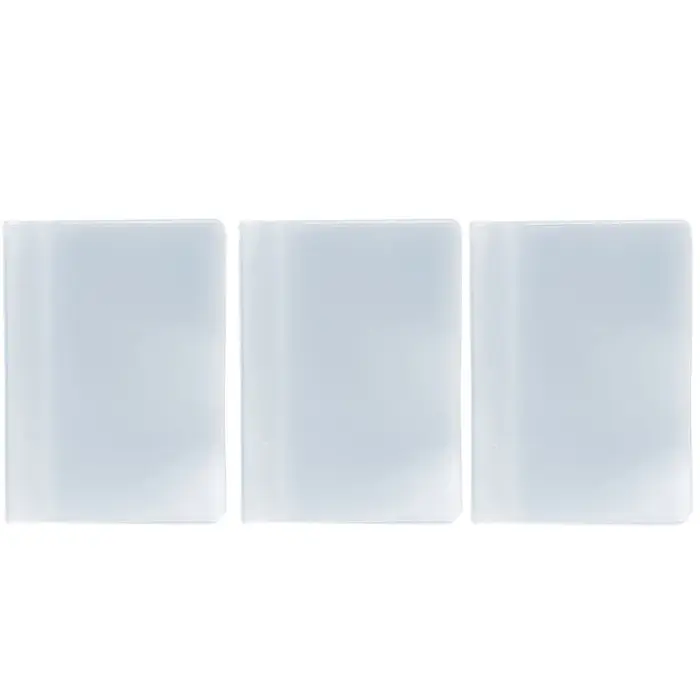 Pochette transparente en plastique PVC pour carte de visite
