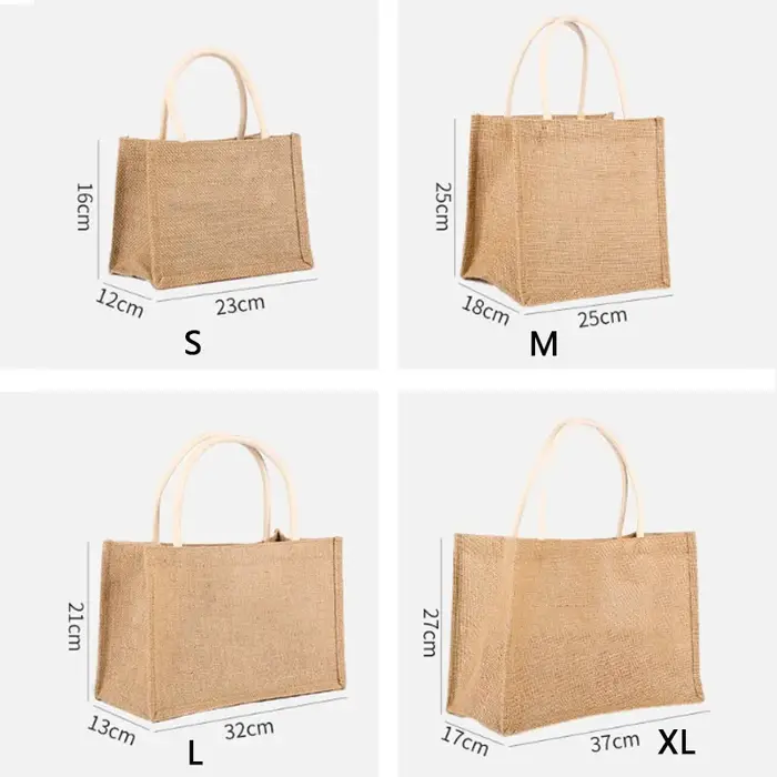 Sacs à main fourre-tout en lin vintage pour femmes