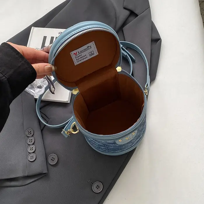 Mini sac à bandoulière en cuir PU pour femme