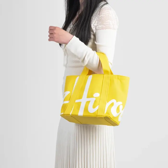 Nouveau sac fourre-tout tendance en coton avec logo