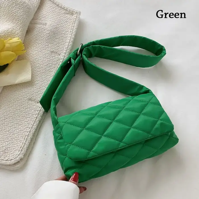 Sac fourre-tout matelassé en coton rembourré pour femme