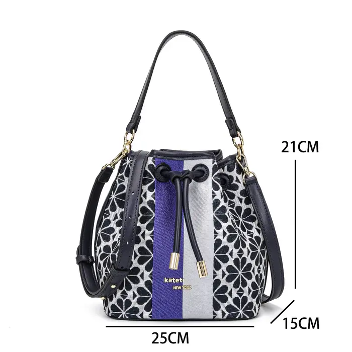 Sac fourre-tout rayé grande capacité pour femme