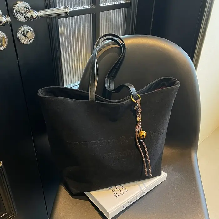 Sac fourre-tout en daim pour femmes