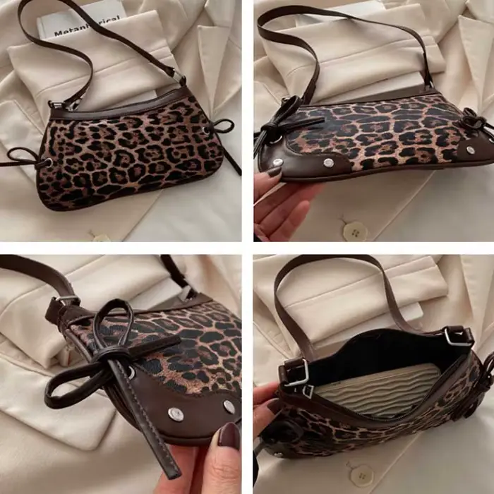Nouveau sac à aisselles sac à bandoulière tendance doux Double nœud sac à main sac pour femme rétro Simple mode sacs