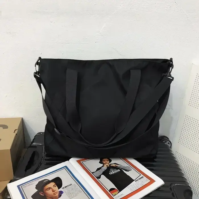 Sacs de Shopping de grande capacité de haute qualité pour femmes, fourre-tout en Nylon, sac à bandou