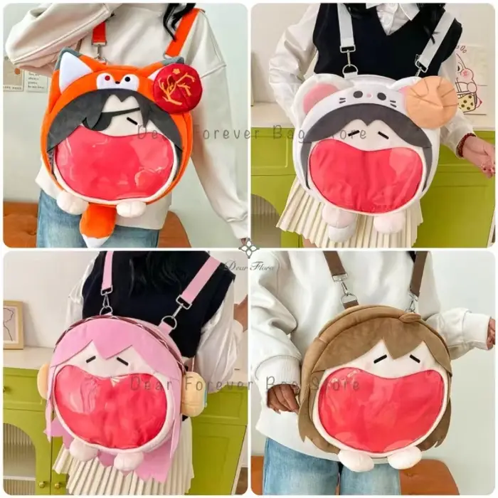 Sac à Dos en Peluche Dessin Animé Japonais Y2k