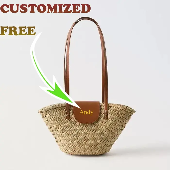 Impression gratuite nouveaux sacs de paille naturelle
