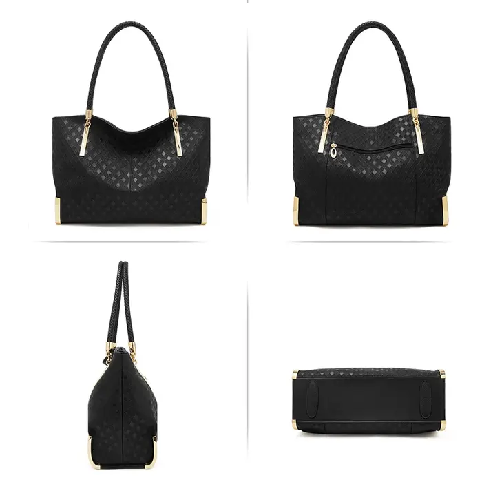 FOXER Sac à main en cuir véritable pour femme, design élégant et luxueux, sac à bandoulière pour fem
