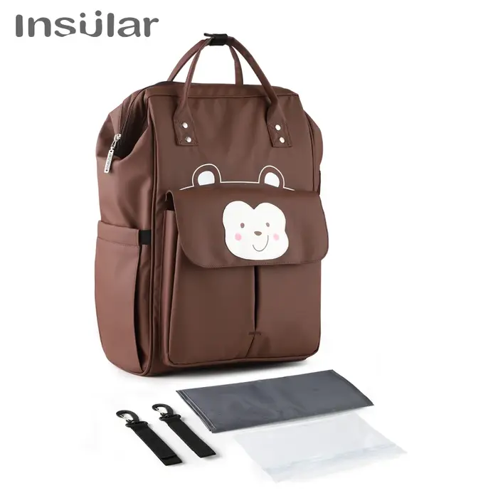 Sac à dos à couches pour maman, imperméable, Design de dessin animé, sac de voyage de maternité, gra
