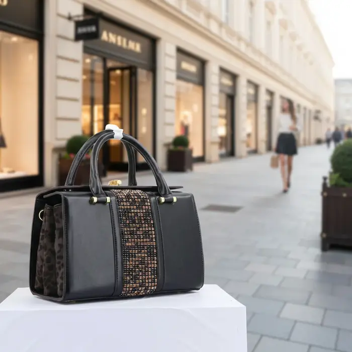 VM FASHION KISS Sac à main élégant et minimaliste de luxe pour femme, sac Boston rétro chic à rabat,