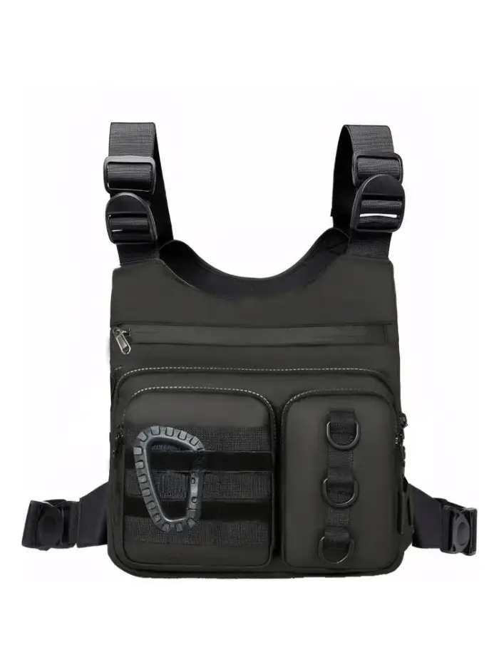 Sac de poitrine - Sac gilet léger et de grande capacité