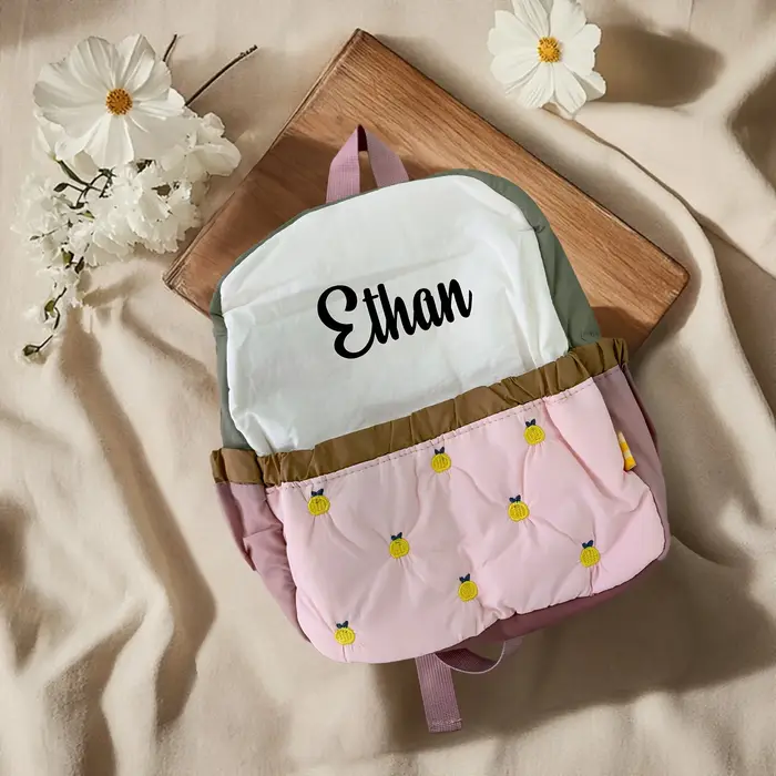 Sac à dos extérieur automne hiver pour enfants - Nom personnalisé