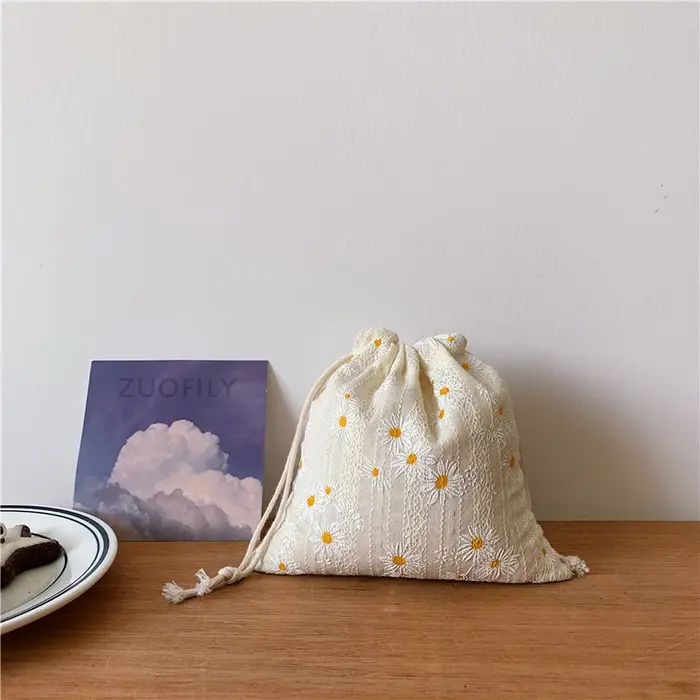 Sac en lin de coton de style japonais pour femmes
