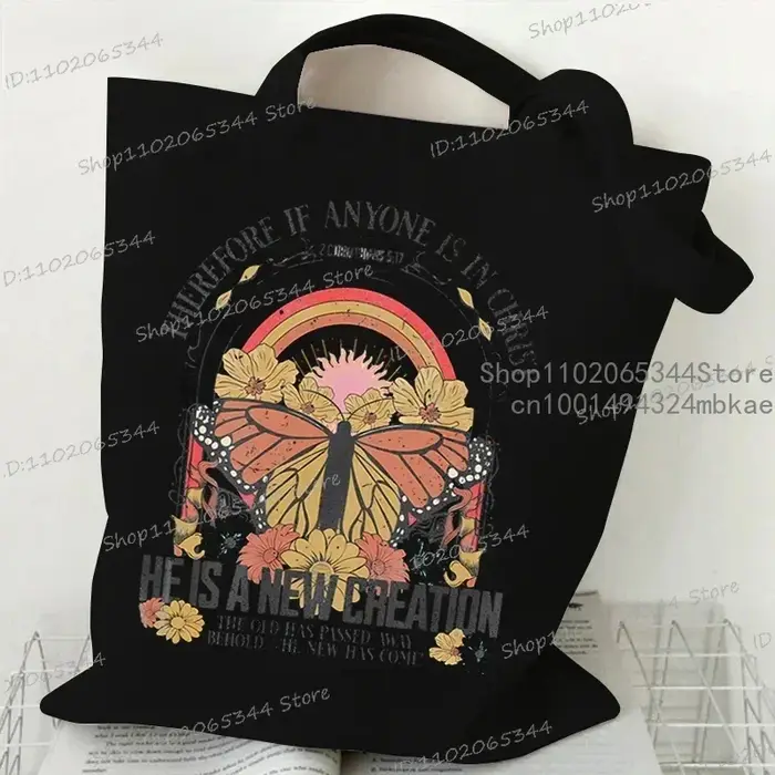 Femmes sacs à main jésus papillon toile sac Vintage fleur