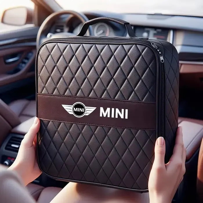 Sac de rangement en cuir pour voiture