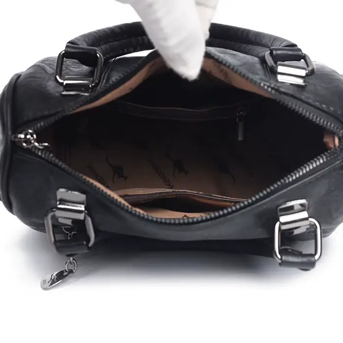 Grand sac fourre-tout en cuir pour femmes