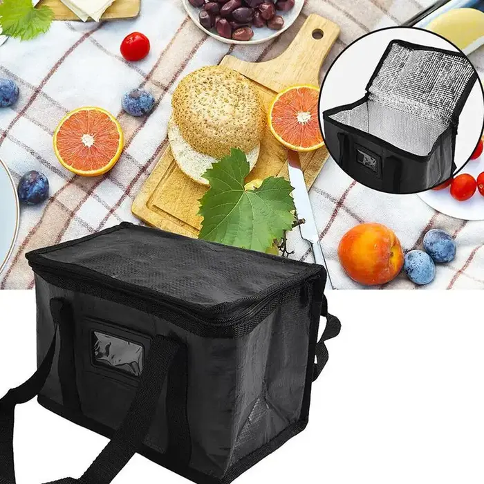 Sac isotherme thermique isolé 16-70L - Fourre-tout portable de grande capacité avec fermeture à glissière pour les pique-niques
