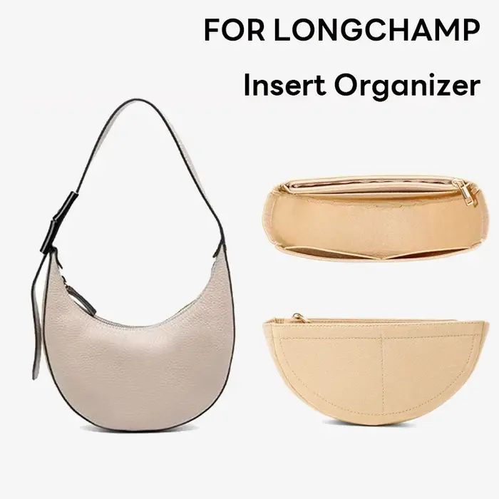 Sac organisateur pour Longchamp ROSEAU essentiel Hobo sac à main sac intérieur maquillage voyage sac