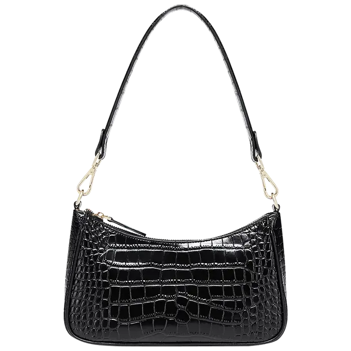 Sac sous les bras en cuir véritable pour femme