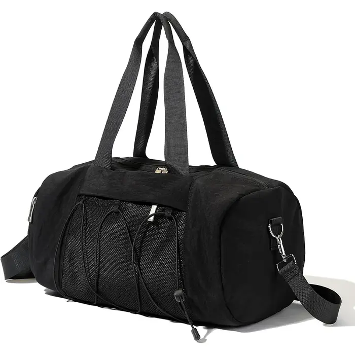 Sac de sport pour femme, sac de voyage, sac à bandoulière, sac de week-end, sac à main avec comparti