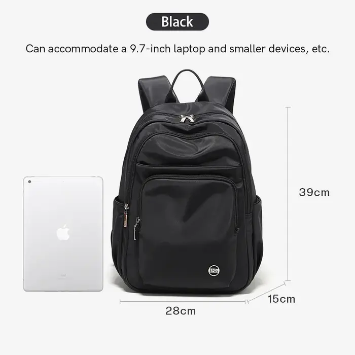 Fouvor avion cabine sac à dos sangles réglables grande capacité école sacs à dos ordinateur étanche décontracté