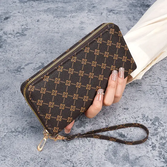 Nouvelle niche tendance européenne et américaine impression longue grande capacité portefeuille mult