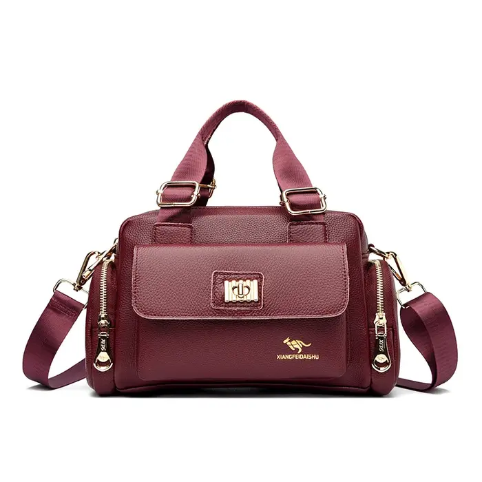 Sac à main en cuir souple de grande capacité pour femmes, marque de loisirs, sacs initiés, mode de c
