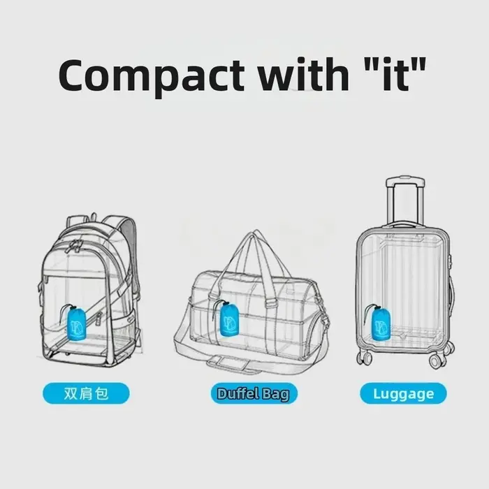 Nouveau sac à dos pliable de 20L