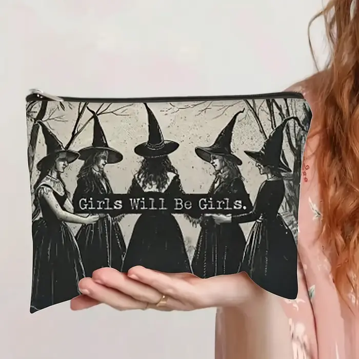 Trousse de maquillage de sorcière mystique et au clair de lune Illustration de sorcières enchanteres