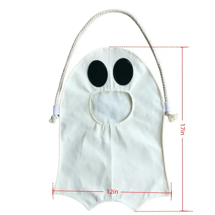 Sac d'astuce ou de friandises fantôme d'halloween pour enfants