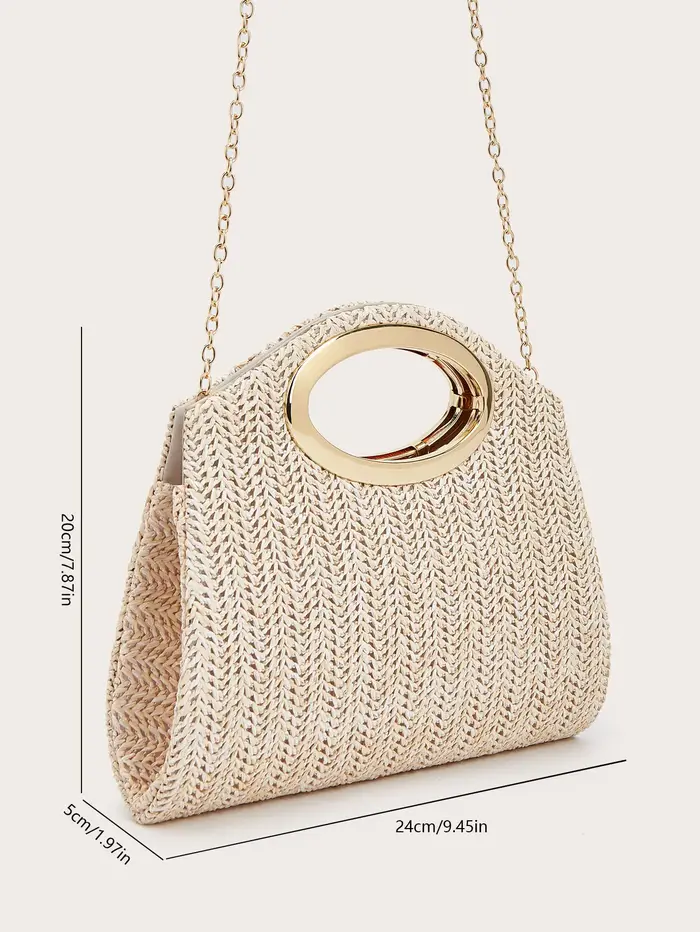 Nouveau sac à main tissé tendance pour femmes