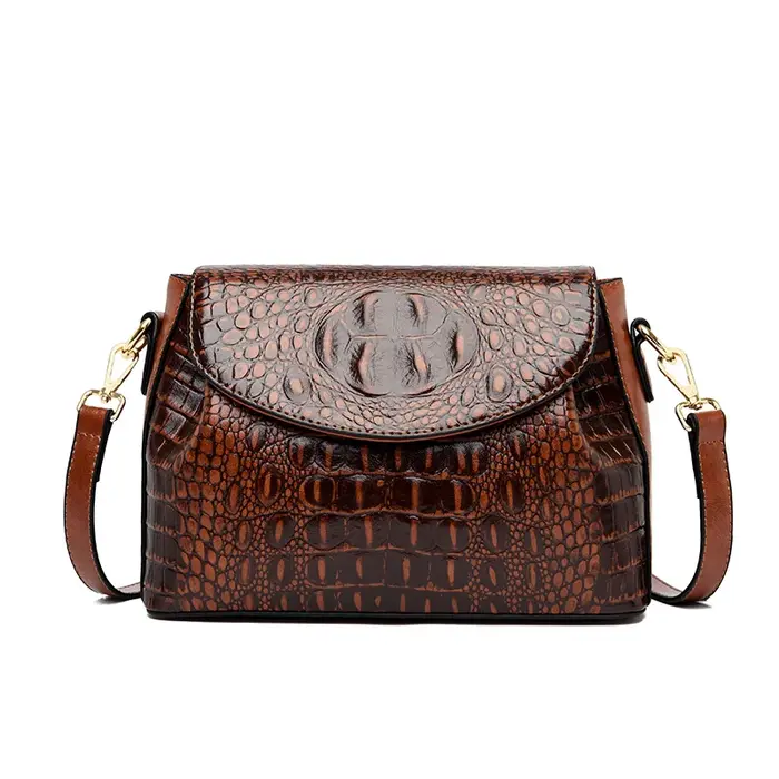 Sacs à Main de marque de luxe pour femmes, Sac à Main en cuir motif Crocodile, sacs à bandoulière de