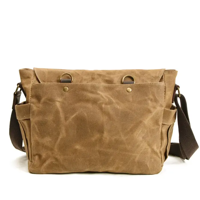 Sac Latéral de Moto Vintage en Toile Batik, Sacoche d'Extérieur pour Vélo
