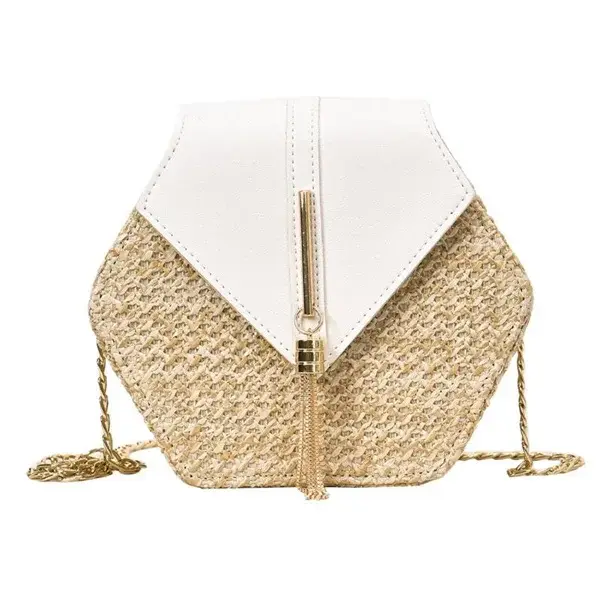 Sac à main en rotin pour femmes