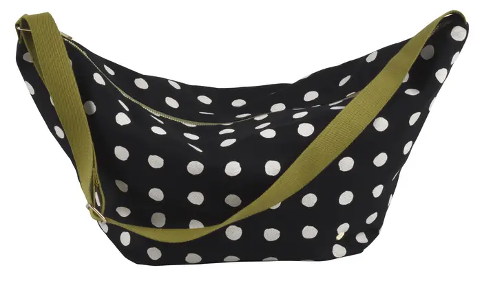 Sac demi-lune Mia Caviar 53 x 28 x 12
