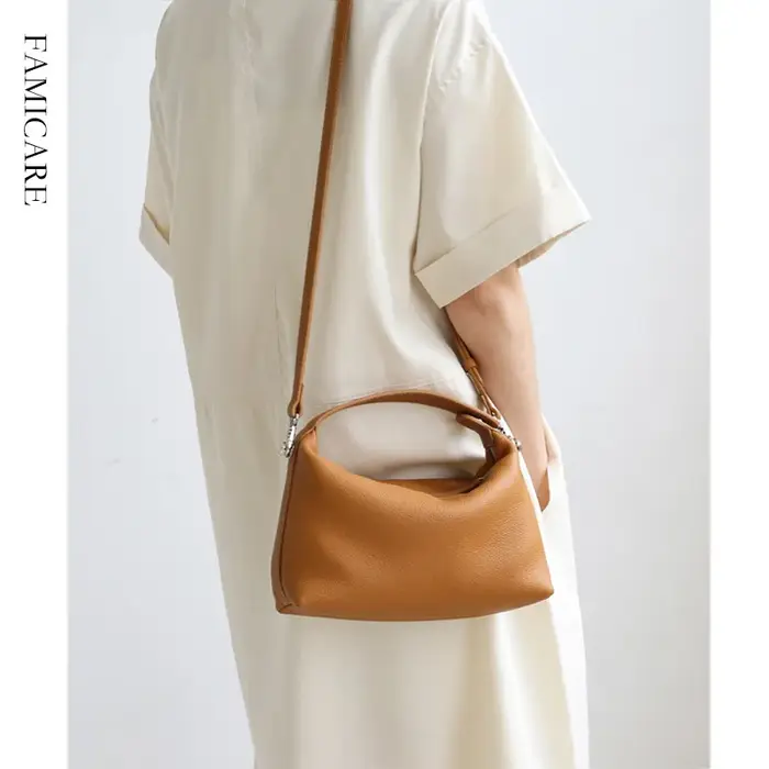 Sac à Main de Luxe en Cuir group Souple pour Femme et Fille, Sacoche à Bandoulière à la Mode, 03/Déc