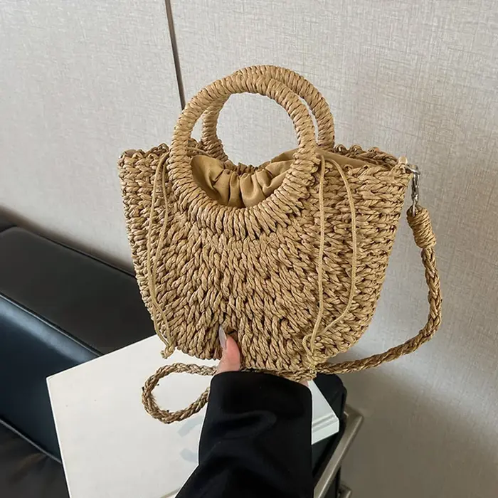 Sac à main en rotin tissé à la main pour femmes