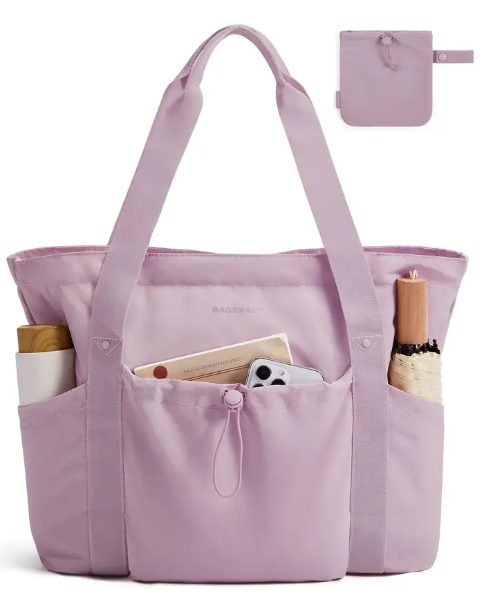 BAGSMART Sac fourre-tout pliable avec cordon de serrage