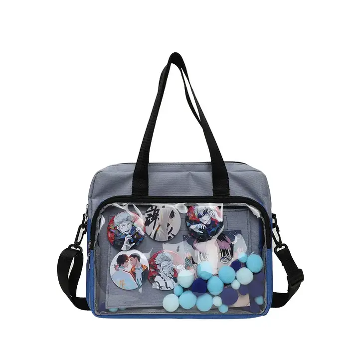 Sacs à main JK pour filles de lycée japonais, sacoches transparentes en Nylon, sacs à bandoulière It