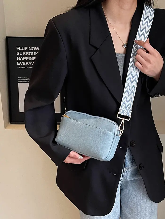 Sac à bandoulière chic végétalien pour femme