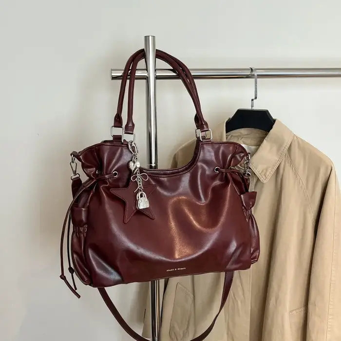 Sac fourre-tout de marque tendance, nouveau sac à bandoulière rétro, sacs décontractés grande capaci