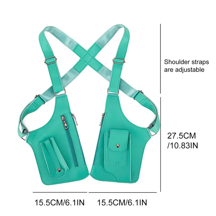 Sac à bandoulière en cuir PU, armure antivol, sangle cachée sous les bras, portefeuille de poche, sa